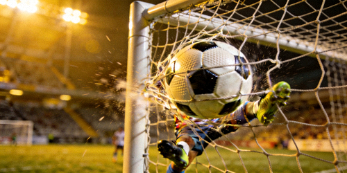 足球单进球精彩回放视频缩略图 - 射门入网特写